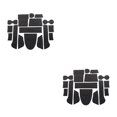 thumbnail image 1 of Sidaley Car Door Slot Mat Dustproof PU Leather Spare Parts for Byd Yuan Plus Negro 2piezas, 1 of 1