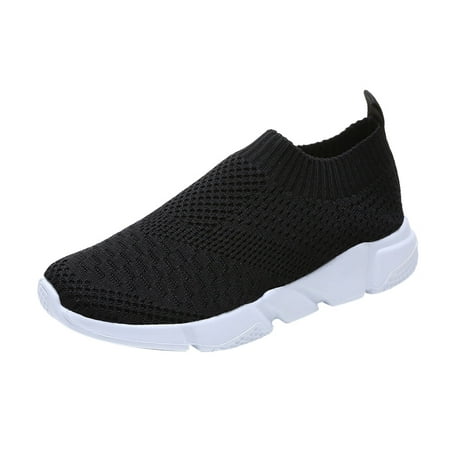 

GNEIKDEING Summer Sock Sport Style Fly Weave Lazy Women s Single Shoes Gift on Clearance