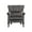 Grey - Velvet, variant on Guyou Mid Century Accent Chair Modern Button Tufted Armchair Wingback Club Chair Velvet Single Sofa Lounge Chair with Pillow for Living Room Bedroom, Grey