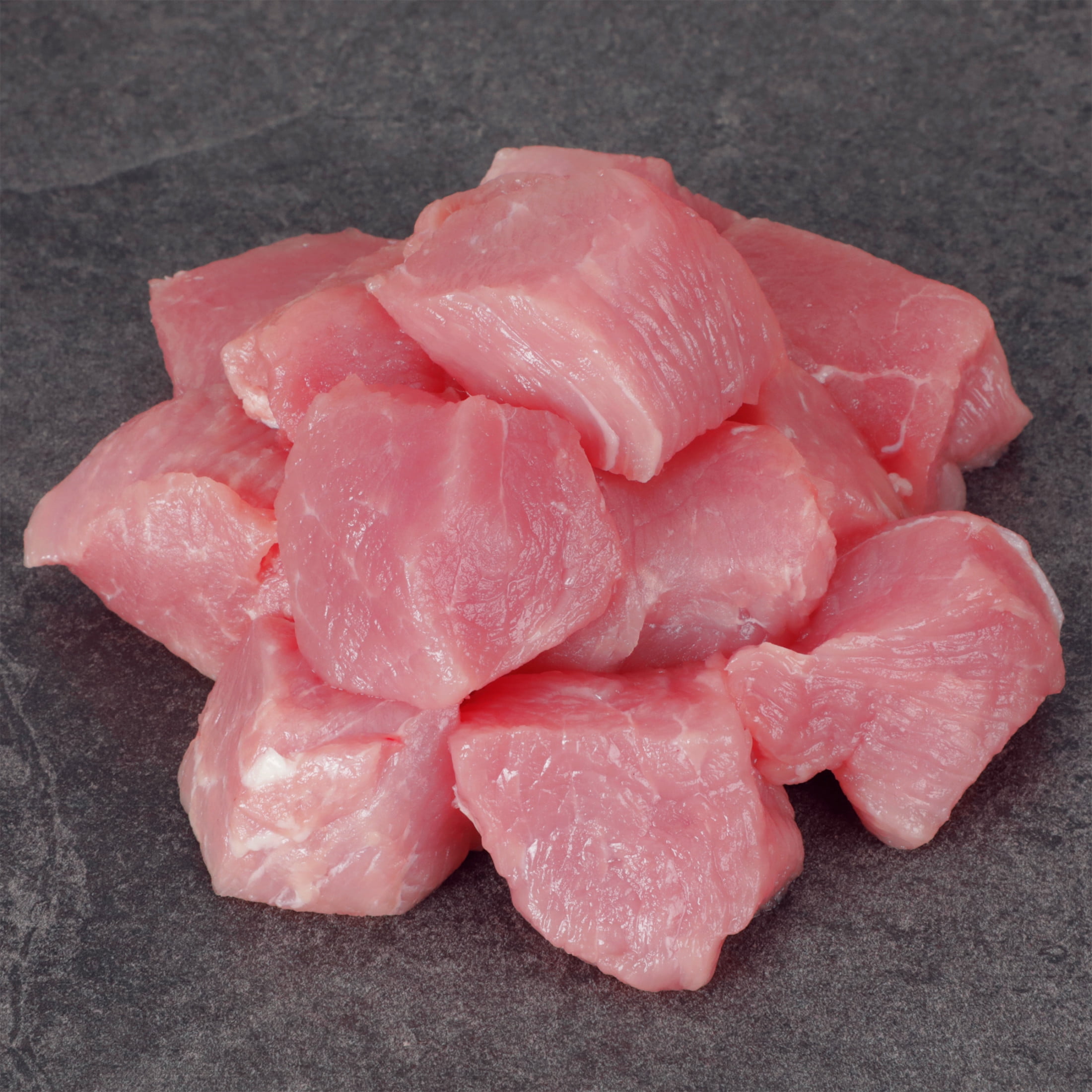 (2 pack) Pork Stew Meat Boneless, 0.9 - 2.0 lb Tray