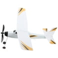 thumbnail image 3 of SHISUYAN 1 Set Rubber Band Powered Airplane Model DIY Assembly Toy for Kids Outdoor Play, 3 of 9