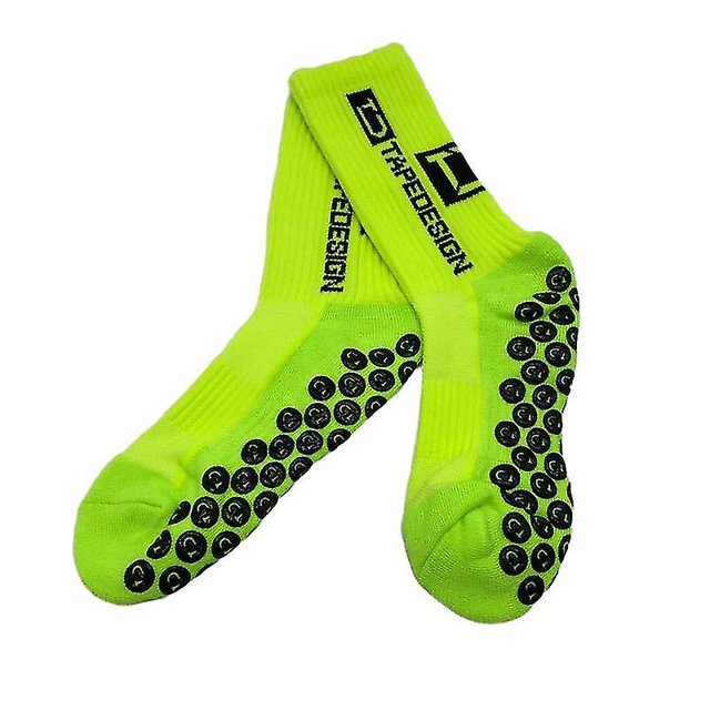 Un par de calcetines de fútbol antideslizantes para calcetines deportivos para correr antideslizantes transpirables-fluoresceína- Sincero Electrónica