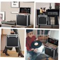 thumbnail image 4 of Estuche de almacenamiento de discos de vinilo Hododou de aluminio resistente al agua, 4 of 8