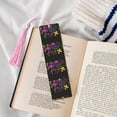 thumbnail image 4 of Kdxio Mardi Gras with Flamingo Print Metal Tassel Bookmarks,Perfect Gift for Art Lovers and Bookworms Metal Bookmarks for Women, 4 of 8