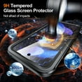 thumbnail image 6 of Decase for Google Pixel 9A Cover Military Grade 360 Full Body Protection Cover,Built in Screen Protector Heavy Duty Rugged Cover,Compatible with Mag-Safe,Magnetic Cover for Google Pixel 9A,Black, 6 of 8
