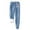 Blue, variant on JeashCHAT Leggings for Women Casual Women Printed Span Ladies High Waist Keep Warm Long Pants Full Length Pants Leggings