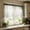 Gray, variant on 51" × 16" Embroidered Lace Sheer Kitchen Curtain Valance, Rod Pocket Floral Window Treatment for Small Windows