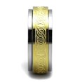 thumbnail image 4 of Anillo Color Oro Para Hombres de Acero Inoxidable Nueva Arquitectura, 4 of 4