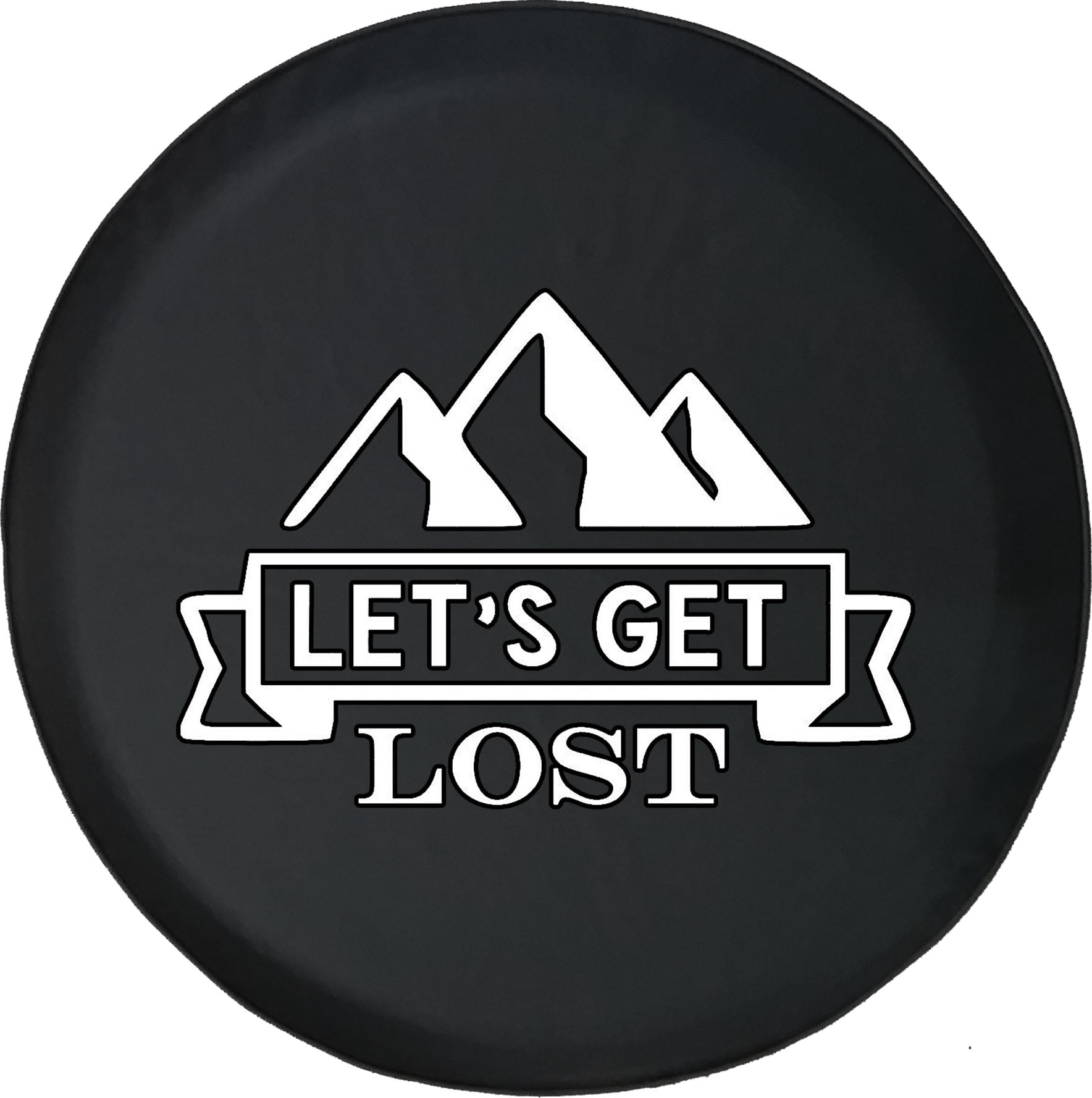 Black Tire Covers Tire Accessories for Campers, SUVs, Trailers, Trucks, RVs and More Lets