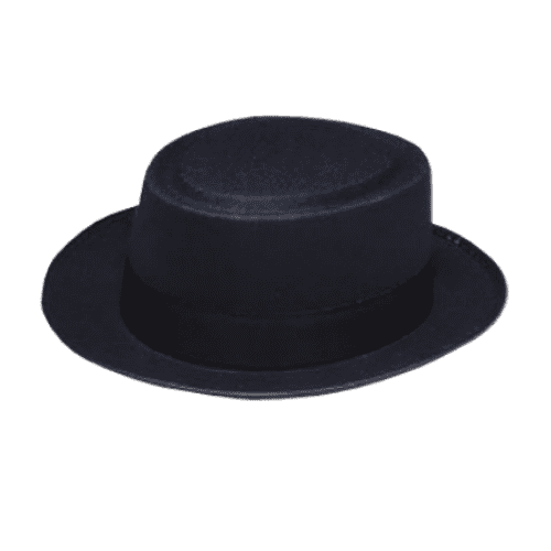 Walter White Black Pork Pie Hat 