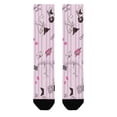 thumbnail image 3 of Kuromi And My Melody Compression Socks For Women And Men Support Knee High Socks For Running Hiking Athletic Nursing, 3 of 7