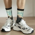 thumbnail image 6 of Pofeuu Majestic Ostrich In Forest Print Crew Socks, Adult Running Hiking Socks for Youth and Adult, 6 of 6