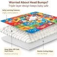 thumbnail image 3 of Beavtaens Baby Play Mat for Floor, Fits 71x59 Playpen, Non-Slip, Soft for Infants, 0-4 Years, Alphabet, 3 of 9
