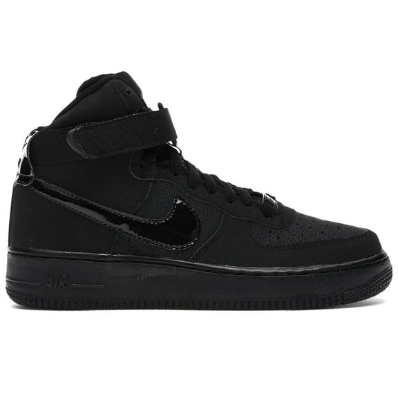 Nike Kid's Air Force 1 High Triple Black Shoes, from StockX