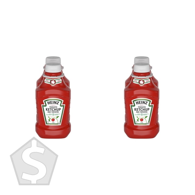 Heinz Ketchup Épais et Riche en Tomates, 1,5 L (Lot de 4), 6 L au Total