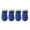 Blue-M, variant on Thick Warm Windproof Winter Pet Dog Shoes Anti-slip Snow Booties Footwear for Small Dogs Puppys Cats Dogs Paws Care Shoe