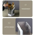 thumbnail image 4 of Coffee Spoon Holder, Tswift Kitchen Utensil Holder for Countertop Multifunctional Draining Chopstick Cage Standing Kitchen Utensil Holder for Countertop Chopsticks Holder Spoon And Fork Holder Orange, 4 of 4