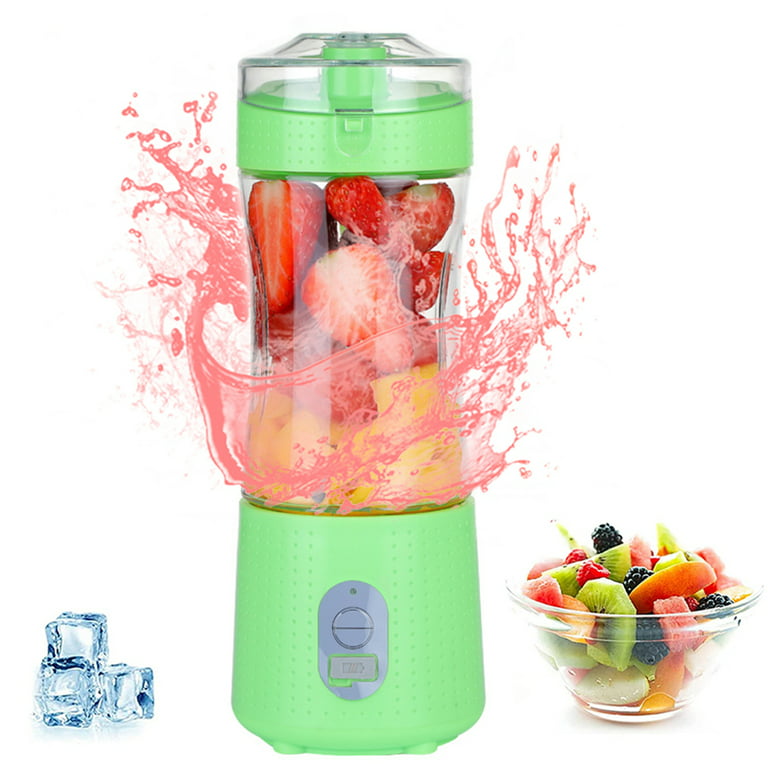 Mini Portable Blender,Smoothies Personal Blender Mini Shakes Juicer Cup Usb  Rechargeable, Green 