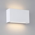 thumbnail image 3 of WAC Lighting Blok 1-Light LED 3000K Contemporary Aluminum Wall Sconce in White, 3 of 5