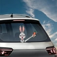 thumbnail image 6 of XEOVHV Easter Bunny WiperTag with Decal, Easter Rabbit With Carrot Wiper Stickers, WiperTag with Decal for Rear Vehicle Wiper Blade, 6 of 6