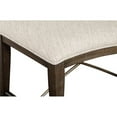 thumbnail image 2 of Magnussen Westley Falls Curved Bench with Upholstered Seat, 2 of 6