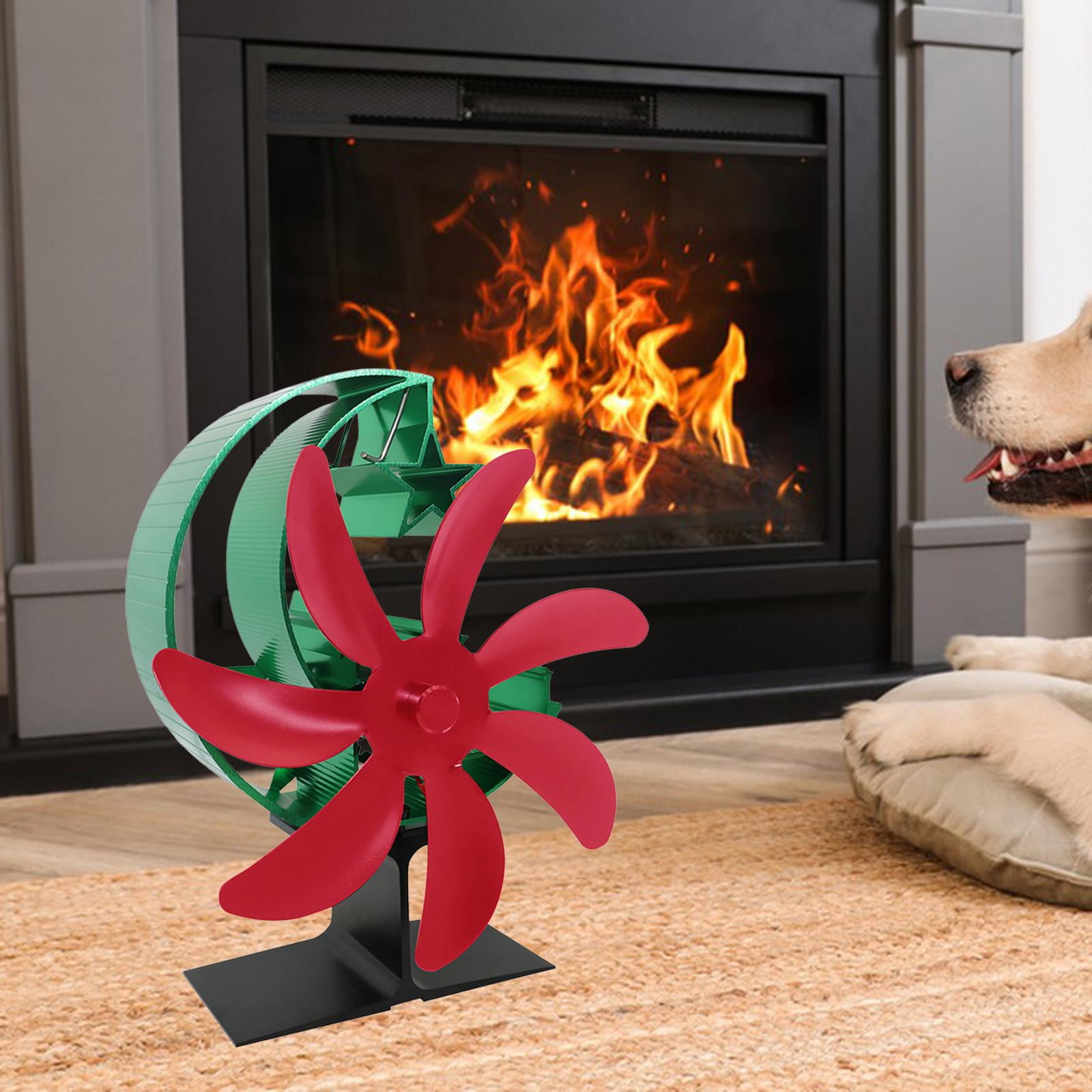 Aluminum Wood Stoves Powered, Circulating Warm Air Furnace Top Fan for Fireplace  Wood Log Burner Saving Fuel, Efficient Hot Transfer | Walmart Canada