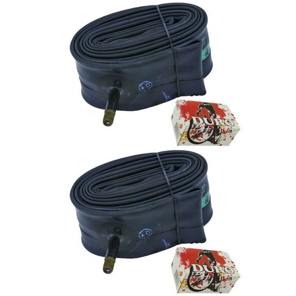 2 Duro Tubes 26" x 2.125"/2.5"/2.40" 33mm Standard American Valve. Set of Tube. Pair of Tubes. Two Tubes.