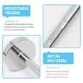 thumbnail image 3 of IFANLANDOR 3 Pcs Stretchable Corner Shower Rod Adjustable Metal for Bathroom Accessories, 3 of 5