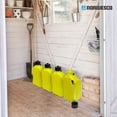 thumbnail image 5 of Bushman 4Pk U-Jug Storage Jug, Portable Plastic Container, 5.5 Gal, Yellow, 5 of 12