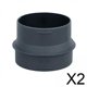 thumbnail image 1 of 2x Conector Reductor De Conductos De Calentador De Estacionamiento Bjjt-75-80-D Repuestos, 1 of 8