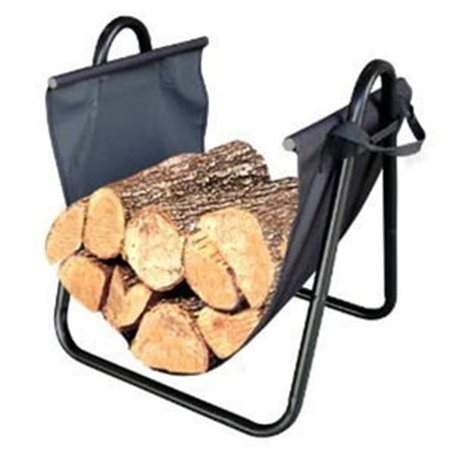 Firewood Log Holder with Canvas Carrier