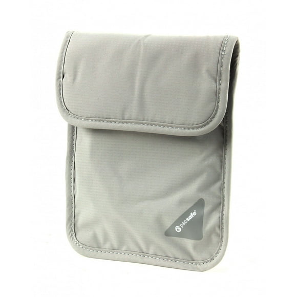 Pacsafe Coversafe X75 Anti-Theft RFID Blocking Neck Pouch, Neutral Grey