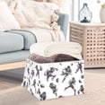 thumbnail image 3 of Yayeee Collapsible Cube Storage Bin with Lid Fabric Closet Decorative Basket with Handles, Football Player Pattern, 3 of 7