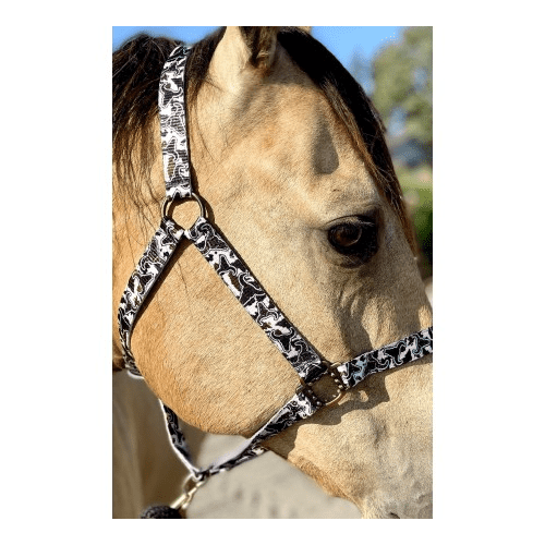 Patterned Nylon Horse Halter