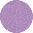 thumbnail image 1 of Ahgly Company Machine Washable Indoor Round Transitional Violet Purple Area Rugs, 7' Round, 1 of 7