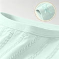 thumbnail image 5 of ZQUUVOU Women's High Waisted Lace Shorts Shapewear Jacquard Knit Bow Bike Shorts Tummy Control Soft Breathable Shorts Green, 5 of 7