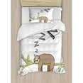 thumbnail image 3 of Ambesonne Sloth Duvet Cover Set, 3 of 3