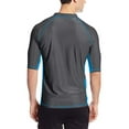 thumbnail image 3 of Kanu Surf Men's Mercury UPF 50+ Rashguard, Charcoal, Large, 3 of 3