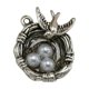thumbnail image 1 of EeaseMX 20 colgantes de aleación con forma de nido de pájaro, accesorios para hacer joyas, para collares y pulseras (plata antigua), 1 of 7