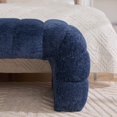 thumbnail image 5 of GZXS 69.7-Inch Extra Long Upholstered Bench, Channel Tufted Chenille End of Bed Setting Bench for Bedroom, Easy to Assemble, Navy, 5 of 7