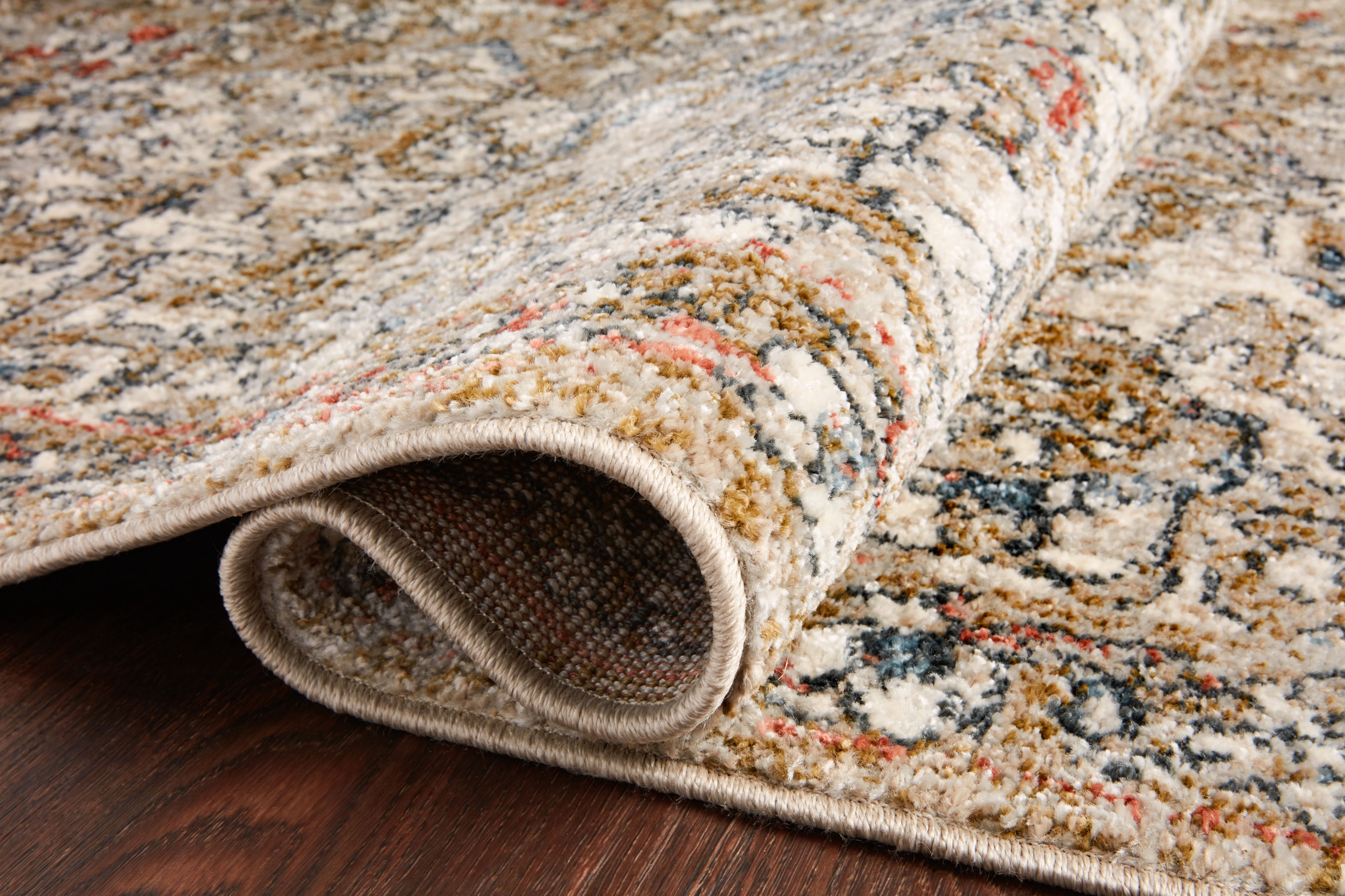 Loloi Saban SAB-07 Oriental Straw / Beige Area Rug 2'-7" x 10'-0"