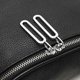 thumbnail image 5 of Bolso de hombro de piel. Bolso de pecho liso para mujer con correa de tela., 5 of 5