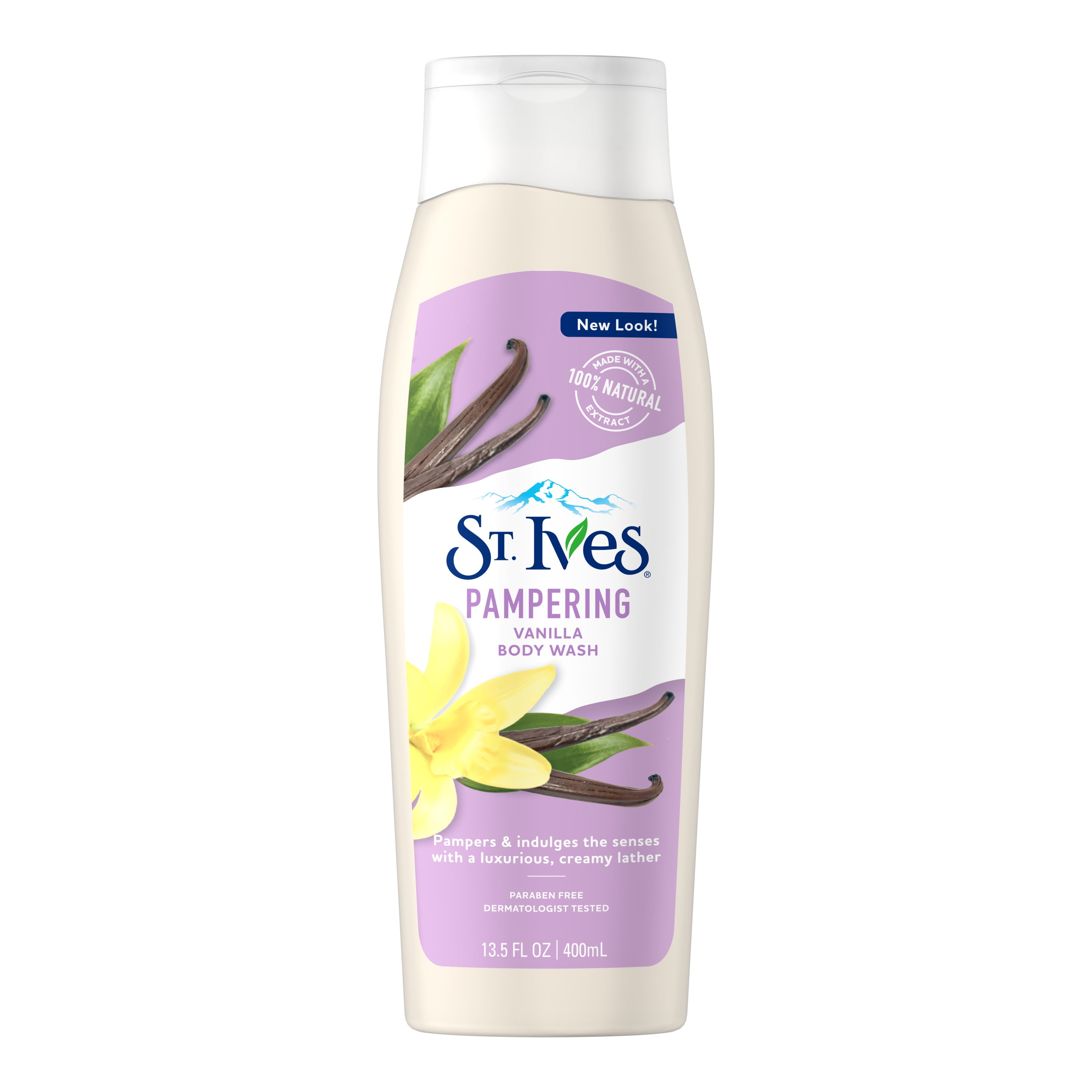 St. Ives Pampering Body Wash Vanilla 13.5 oz
