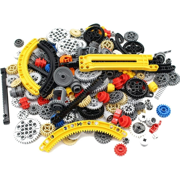 233PCS Gear Set for Technic Series Parts Compatible with Lego Technic Parts DIY Gears Assortment Pack Liftarm Pins Axles Connectors for Technic
