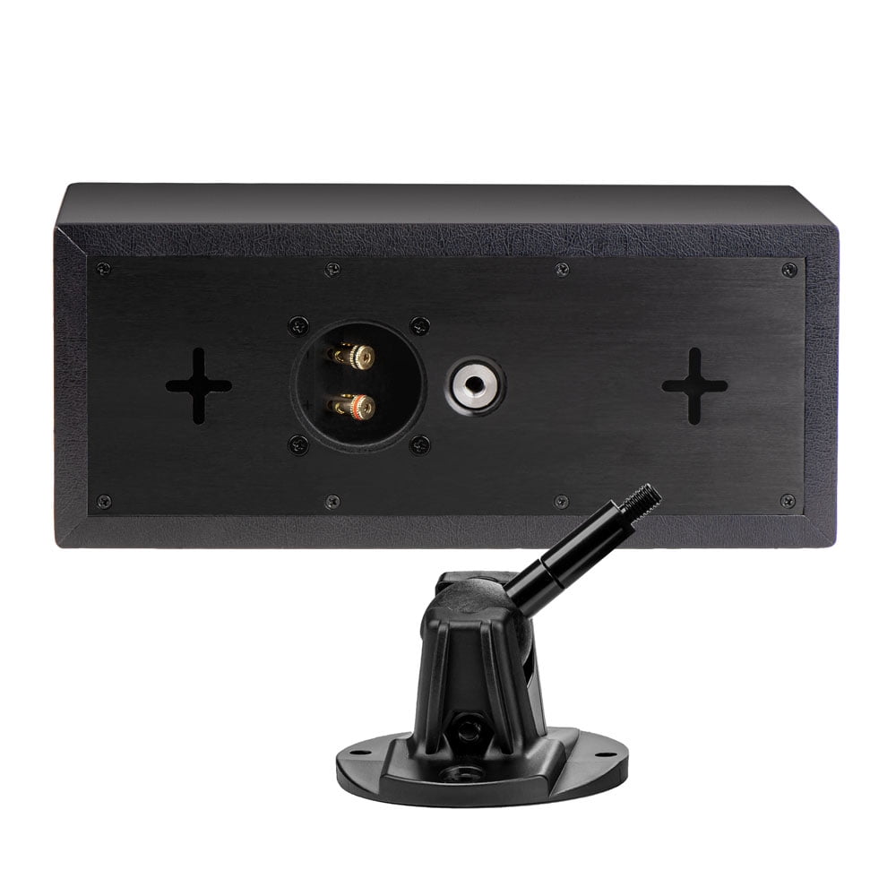OSD Audio Nero MODQ3 LCR Bookshelf Speaker with Dual 3" Glass Fiber Woofers & 1" Silk Dome Tweeter, Single