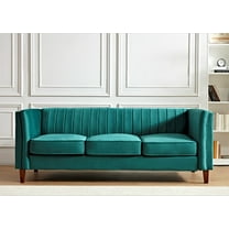 Plainfield Line Tufted Square Design Sofa