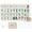 Bamboo, variant on 160 Pcs American Mahjong Tile Set, 1.4" 4 Layer Acrylic Premium Mahjong(Circus)