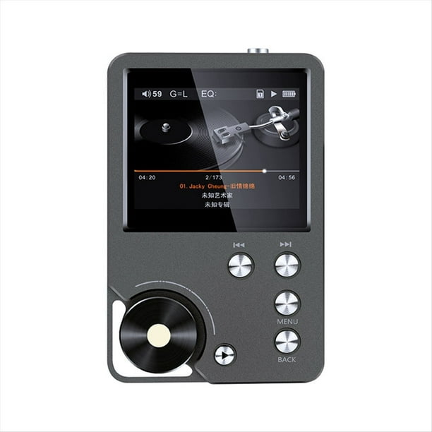 Reproductor de MP3 de Alta Fidelidad Sin Pérdida DSD Reproductor de Música de Audio Digital de Alta Definición Deportes Ampliable Hasta 256 GB, 64 GB