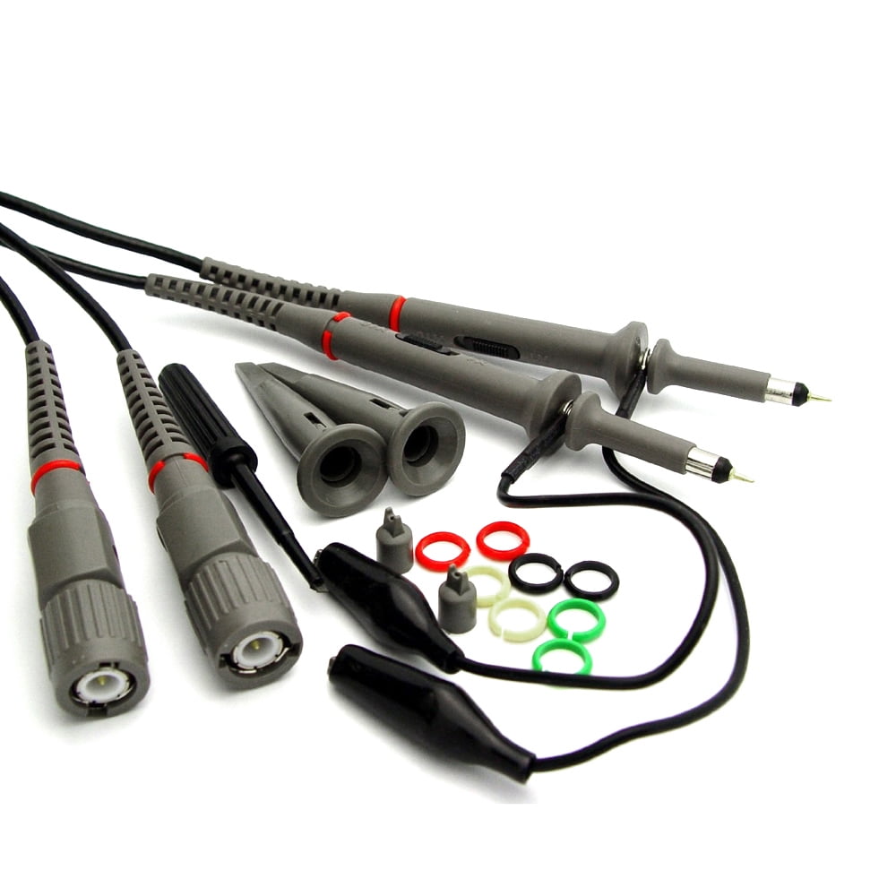 Oscilloscope 100MHz 2Pcs Digital PP-150 x10 Test Tool Kit Clip Probe Hantek x1