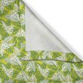 thumbnail image 3 of Ambesonne Exotic Kitchen Curtains, Hawaiian Tropical Leaves, 55"x45", Yellow Green White, 3 of 3